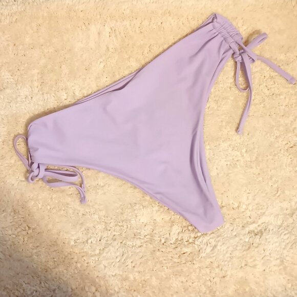 NWOT~ SHEIN 2 Piece Bikini Set Underwire Halter Triangle Bra & Hipster Bottom - Picture 6 of 12